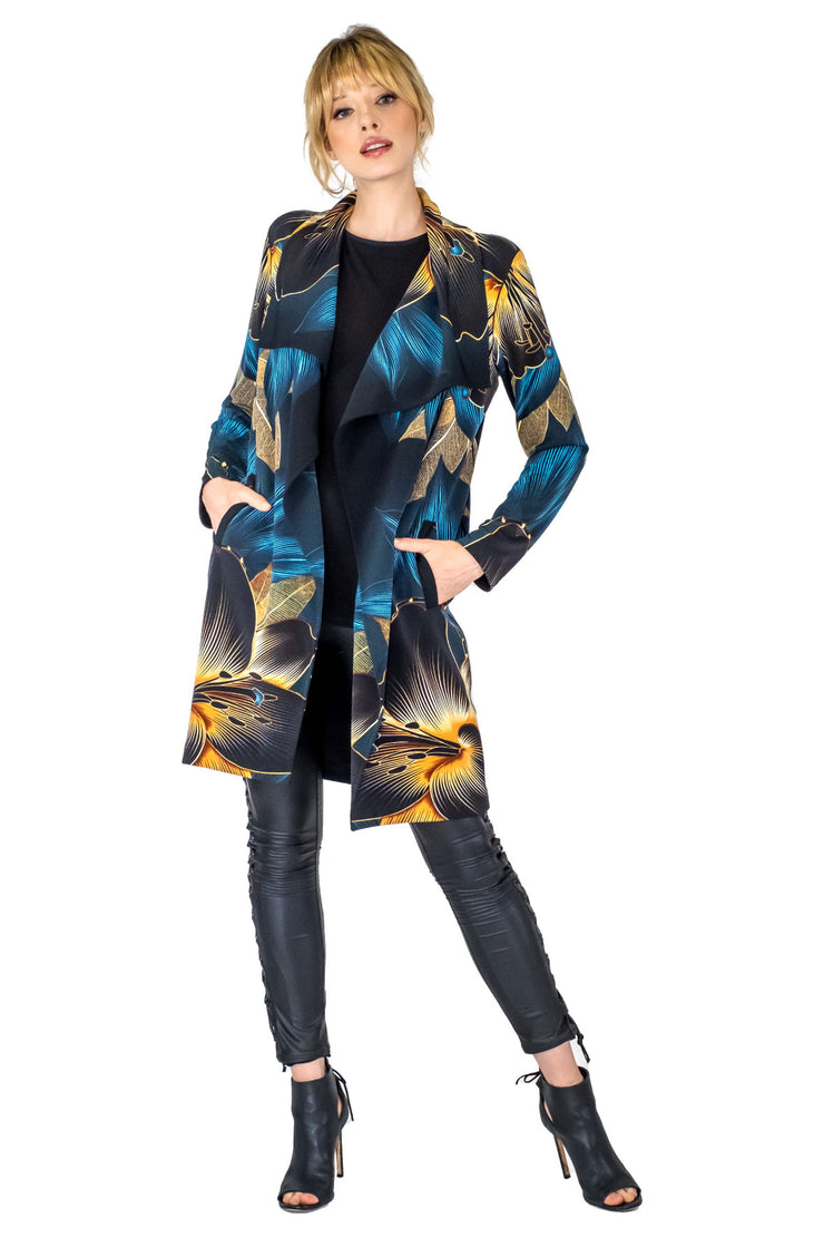 Wrap Collar Coat
