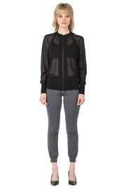 Zipper Short Jacket