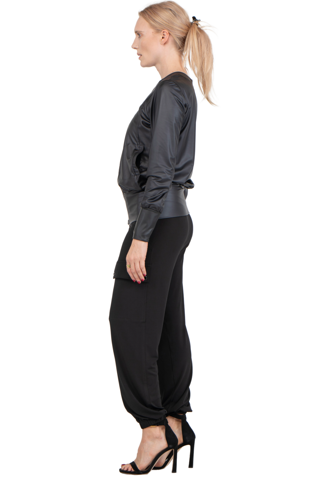 Zipper Short Jacket Lined With Pockets