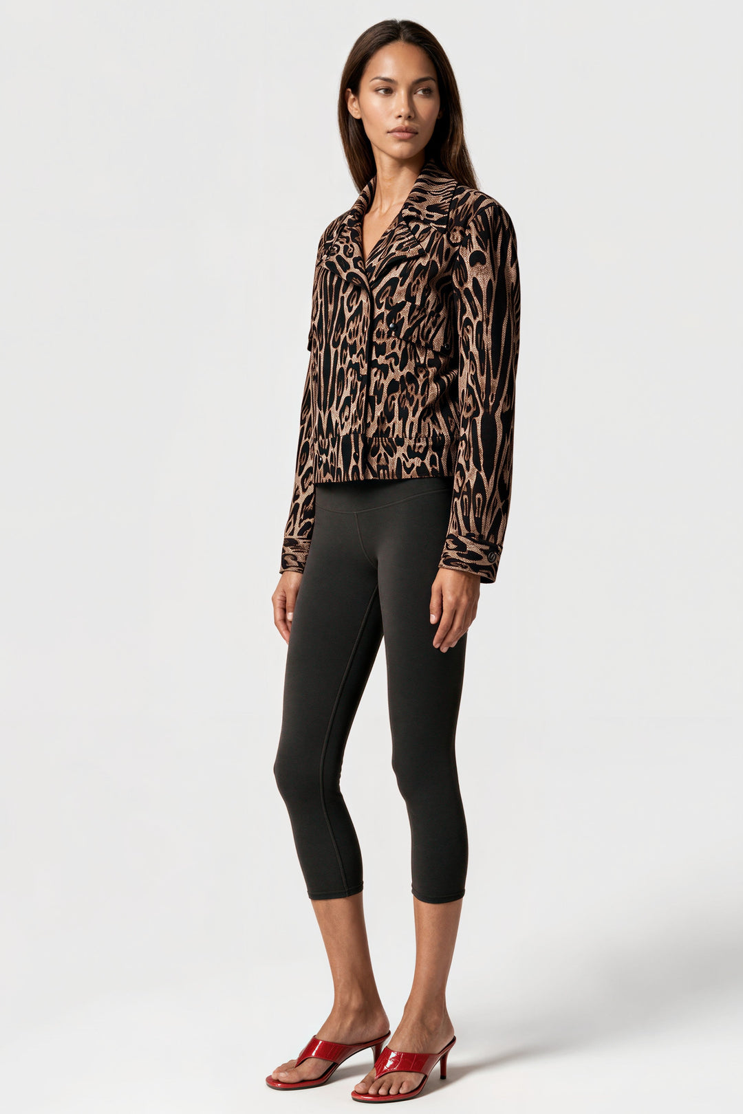 Self Lined Long Sleeve Pilot Jacket