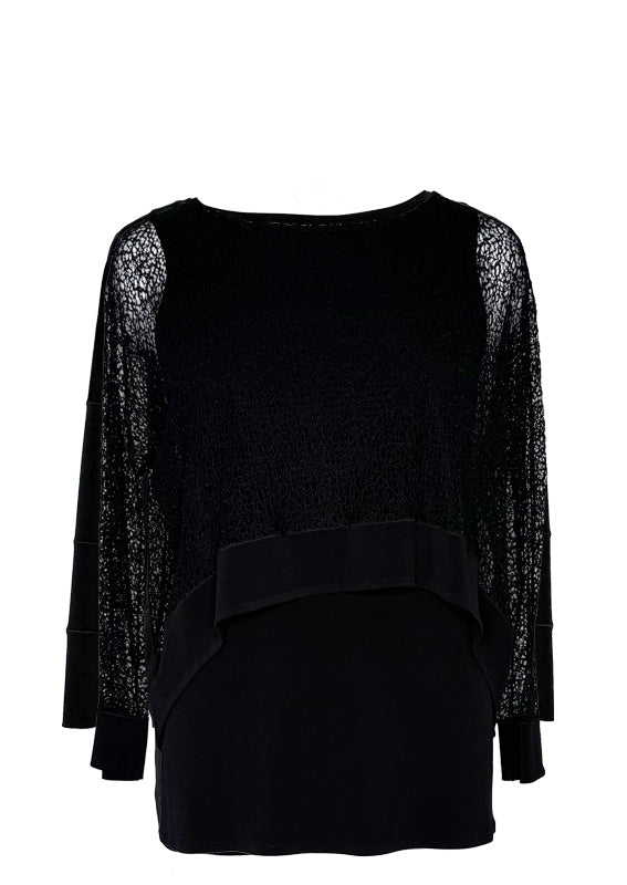 High low dolman slv with cami