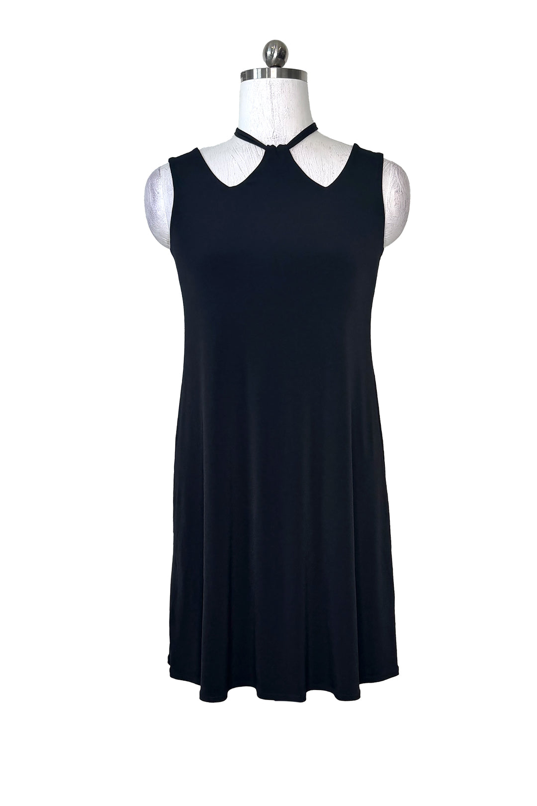 Sample Sale - Shoulder cut out cord neckline dress