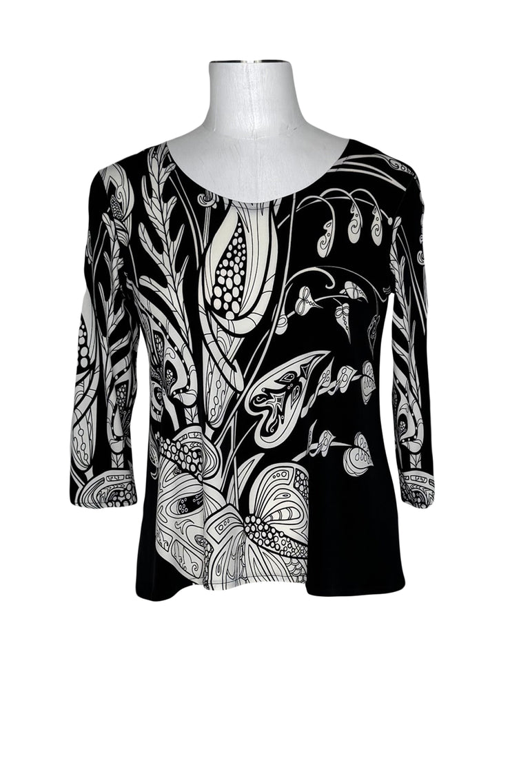Low neck single layer tunic