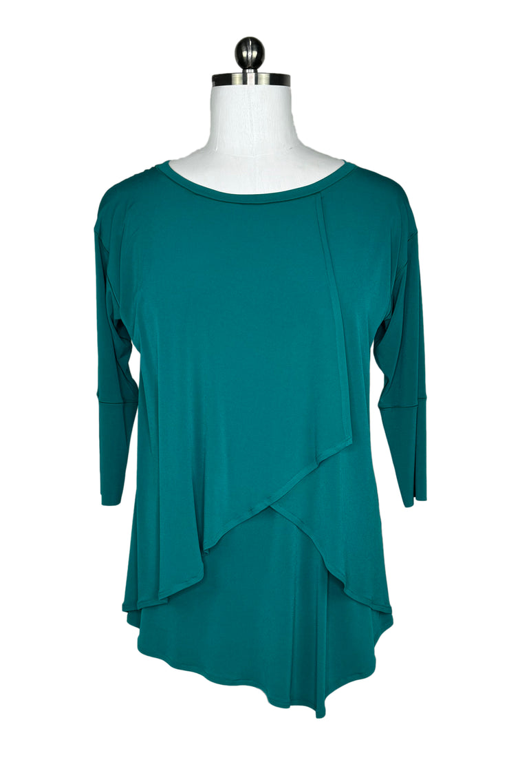 Side drape overlay tunic