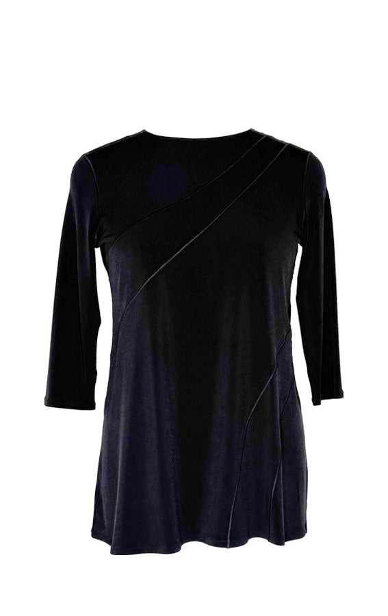Front insert single layer tunic