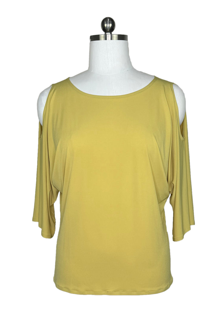 Open shoulder dolman sleeve top