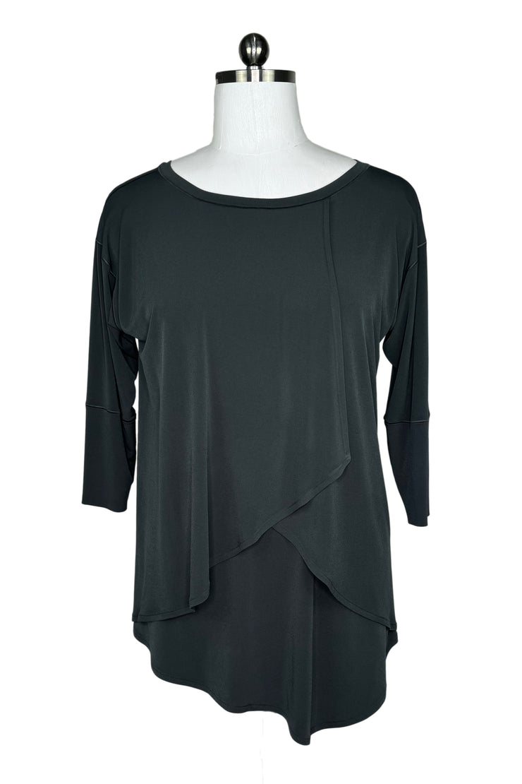 Side drape overlay tunic