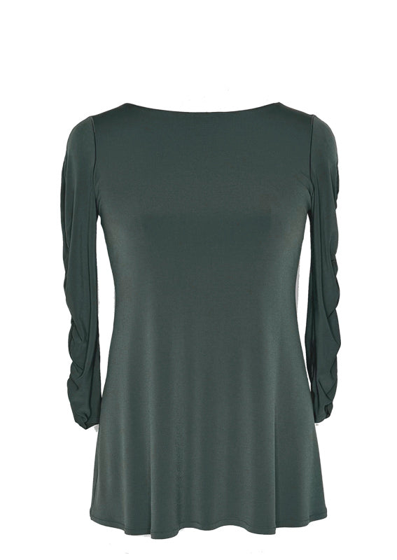Boatneck double layer A line tunic
