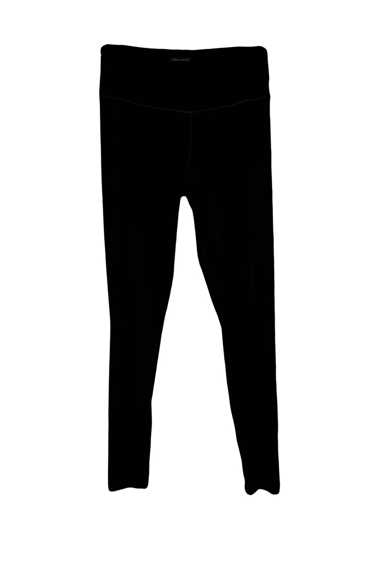 Elastic waistband double layer leggings