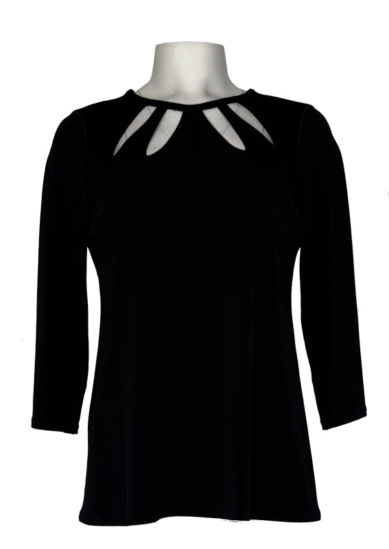 3/4 sleeve quatro porte top