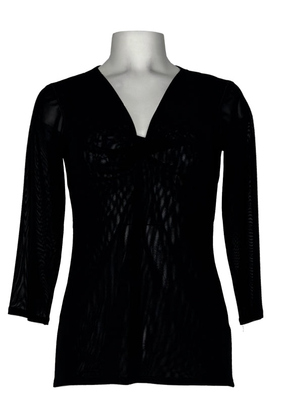 Front twist mesh top