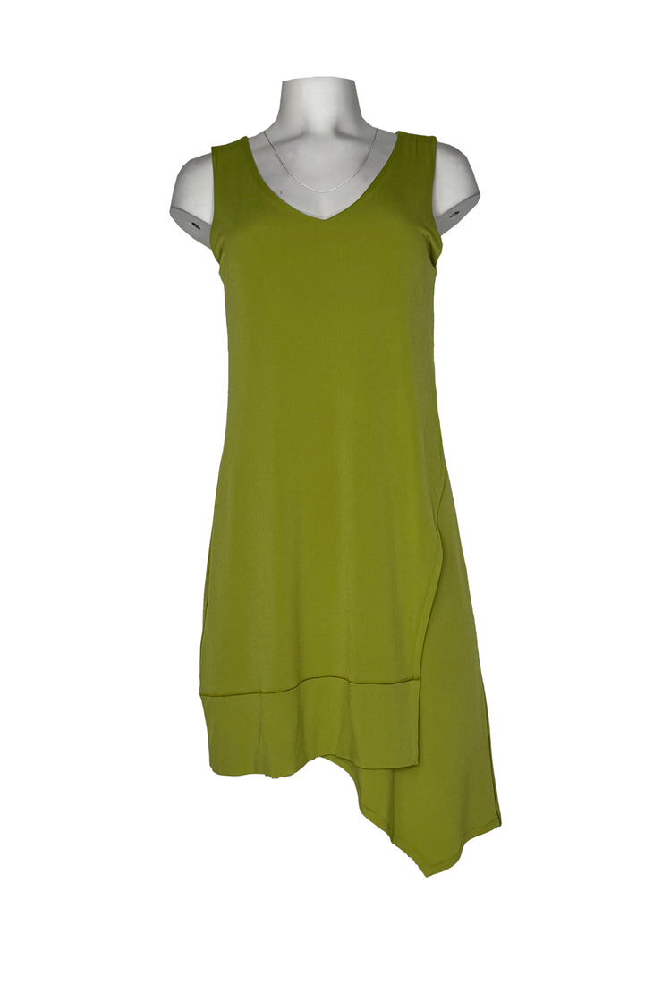 Sleeveless asymmetric tunic