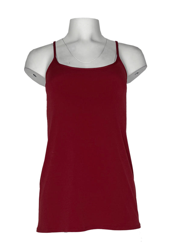 Spaghetti straps basic long top