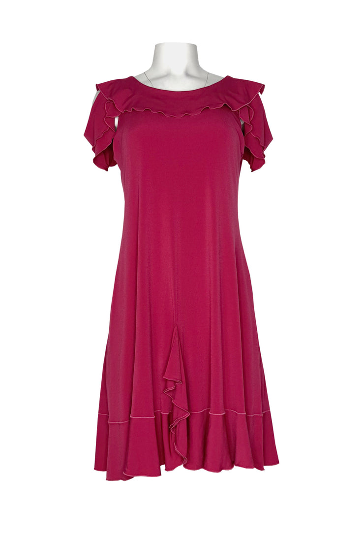 Ruffle double layer dress
