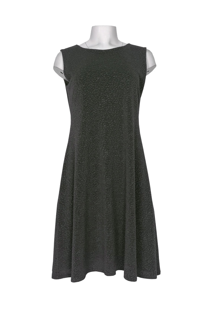 Sleeveless lined A line dress