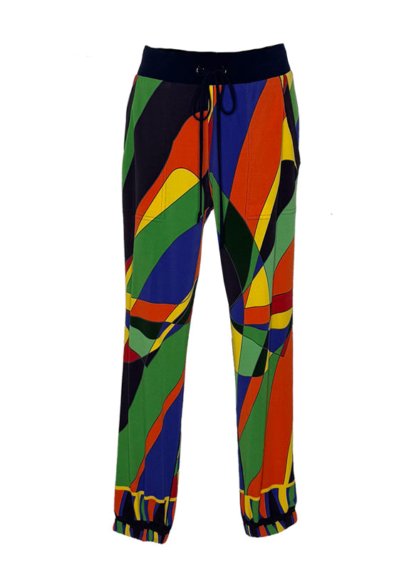 Elastic with pockets single layer jogger