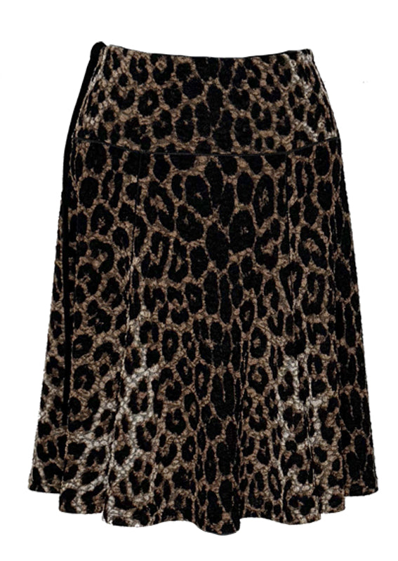 Tie waist single layer flare skirt