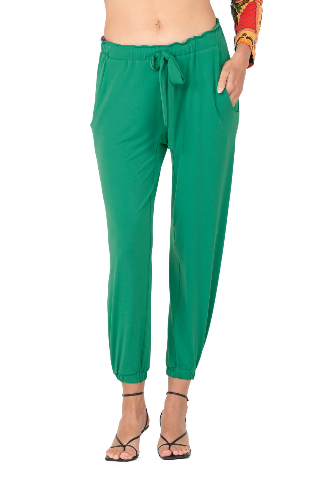 Pocket Tie Front Jogger
