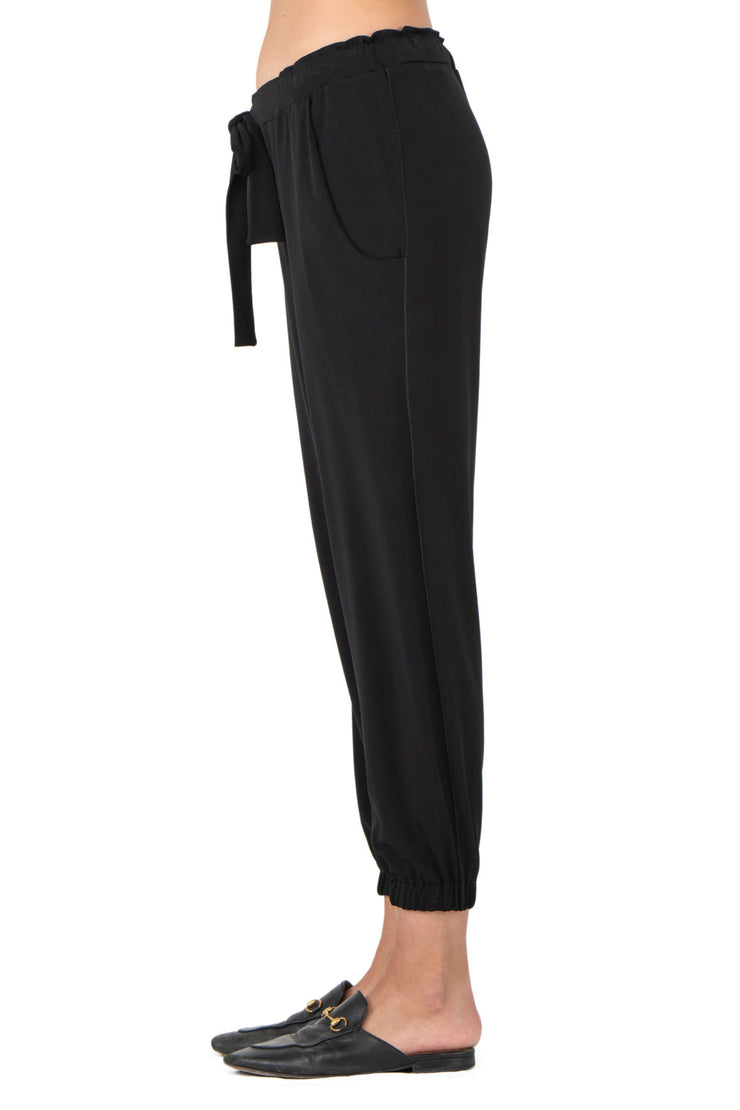 Pocket Tie Front Jogger