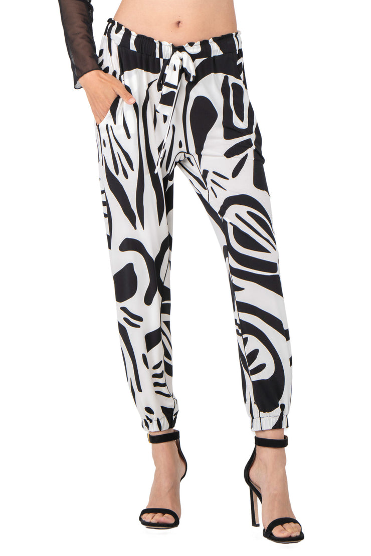Pocket Tie Front Jogger