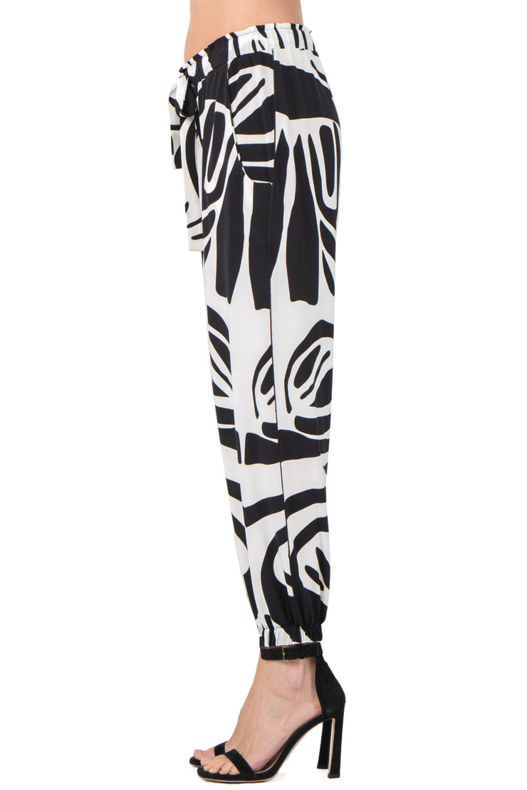 Pocket Tie Front Jogger