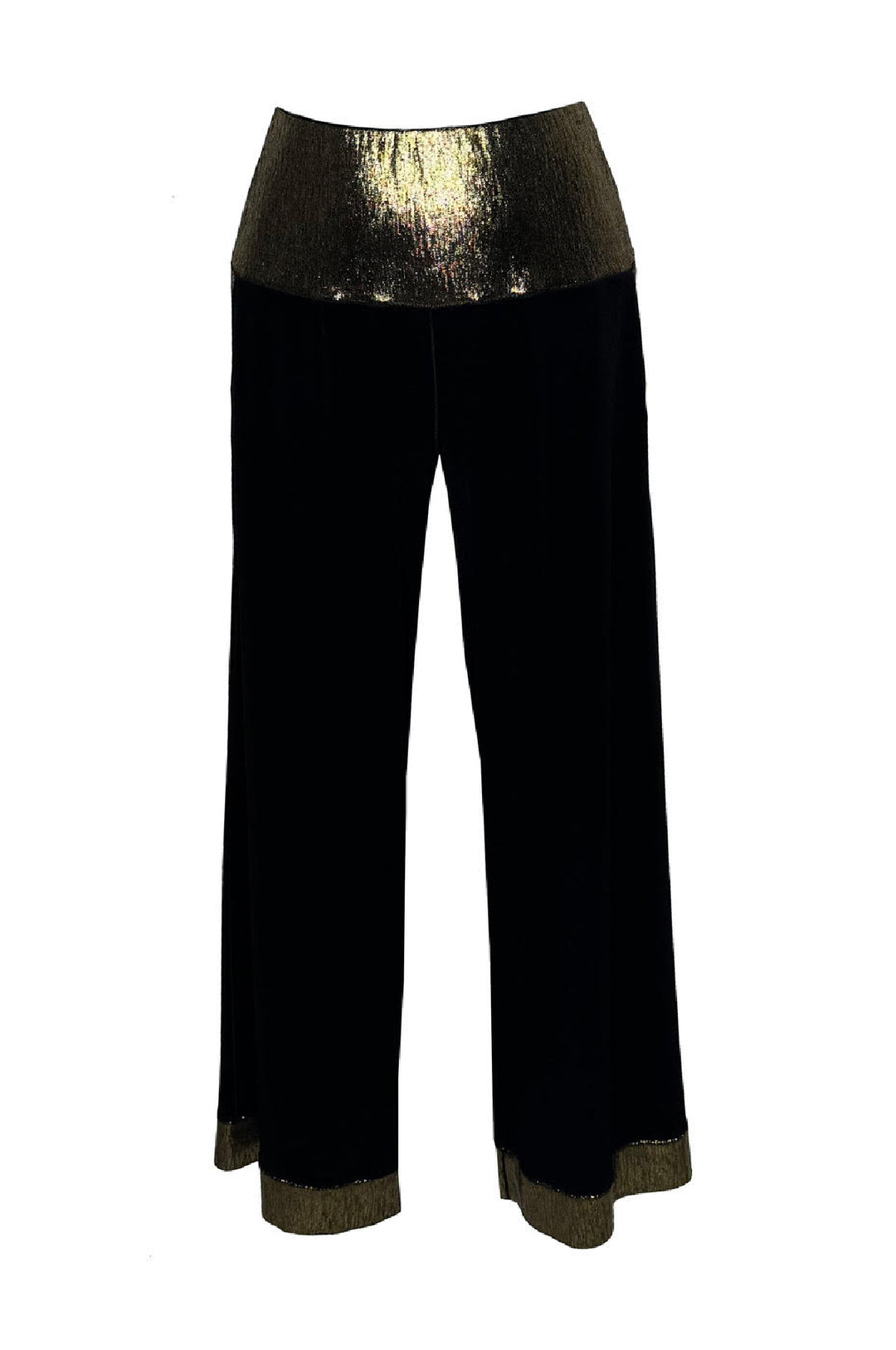Side Seam Pocket Cropped Palazzo