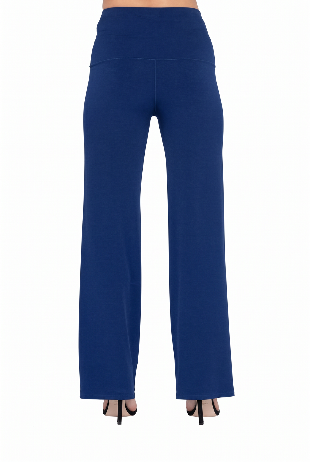 High Elastic Waist Straight Pants