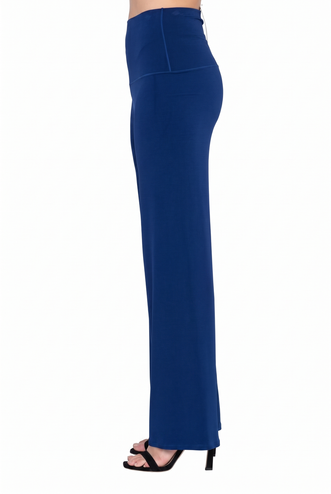 High Elastic Waist Straight Pants