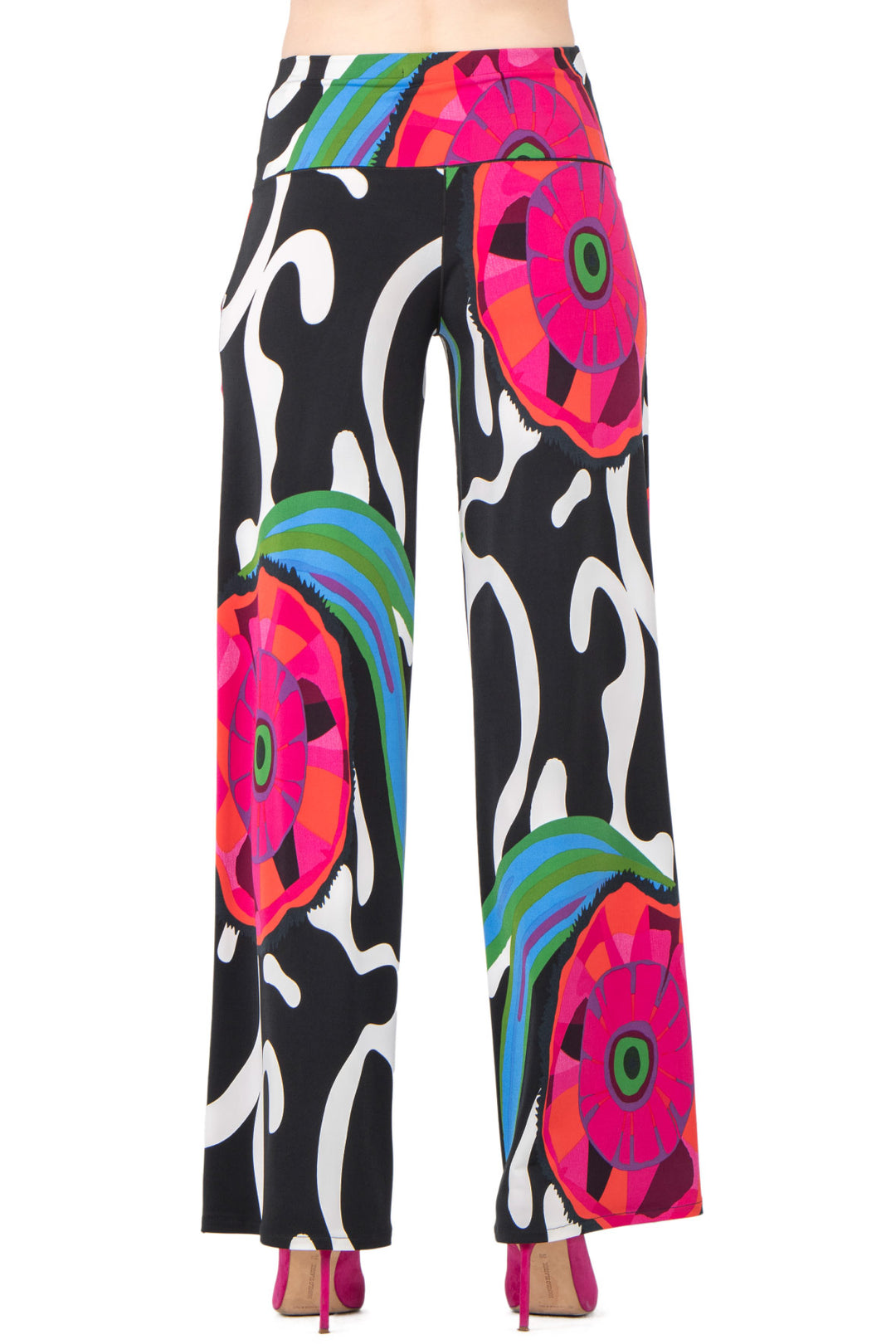 Side Seam Pocket Palazzo Pants