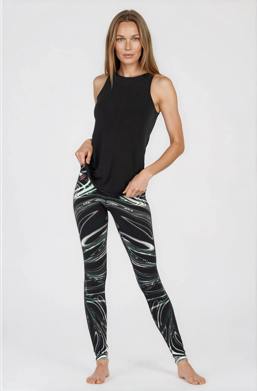 High Waist Single Layered Yoga Pants