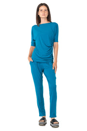 Unlined Pants w/ Pleat & Pockets