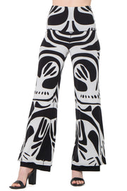 High Waist Layered Long Pants