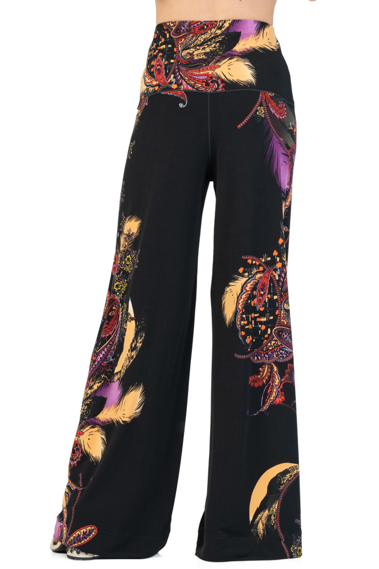 Extra High Waist Single Layered High Fashion Pants