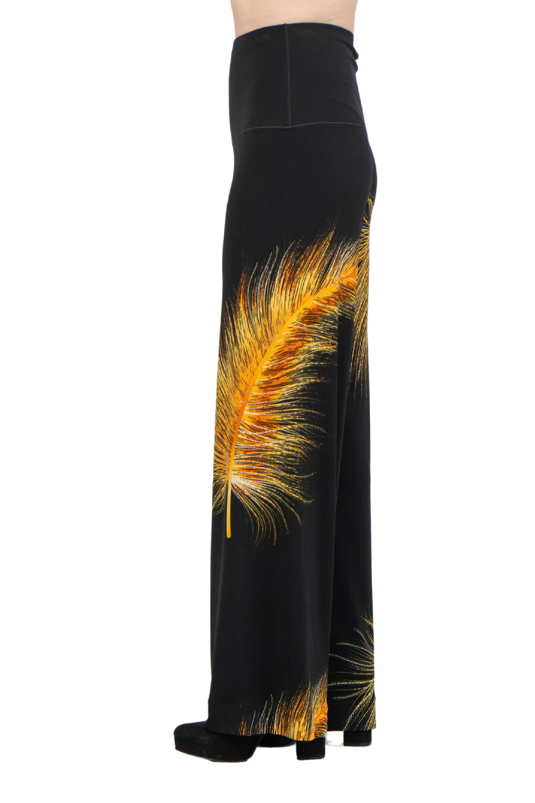 High Waist Single Layered High Fashion Pants