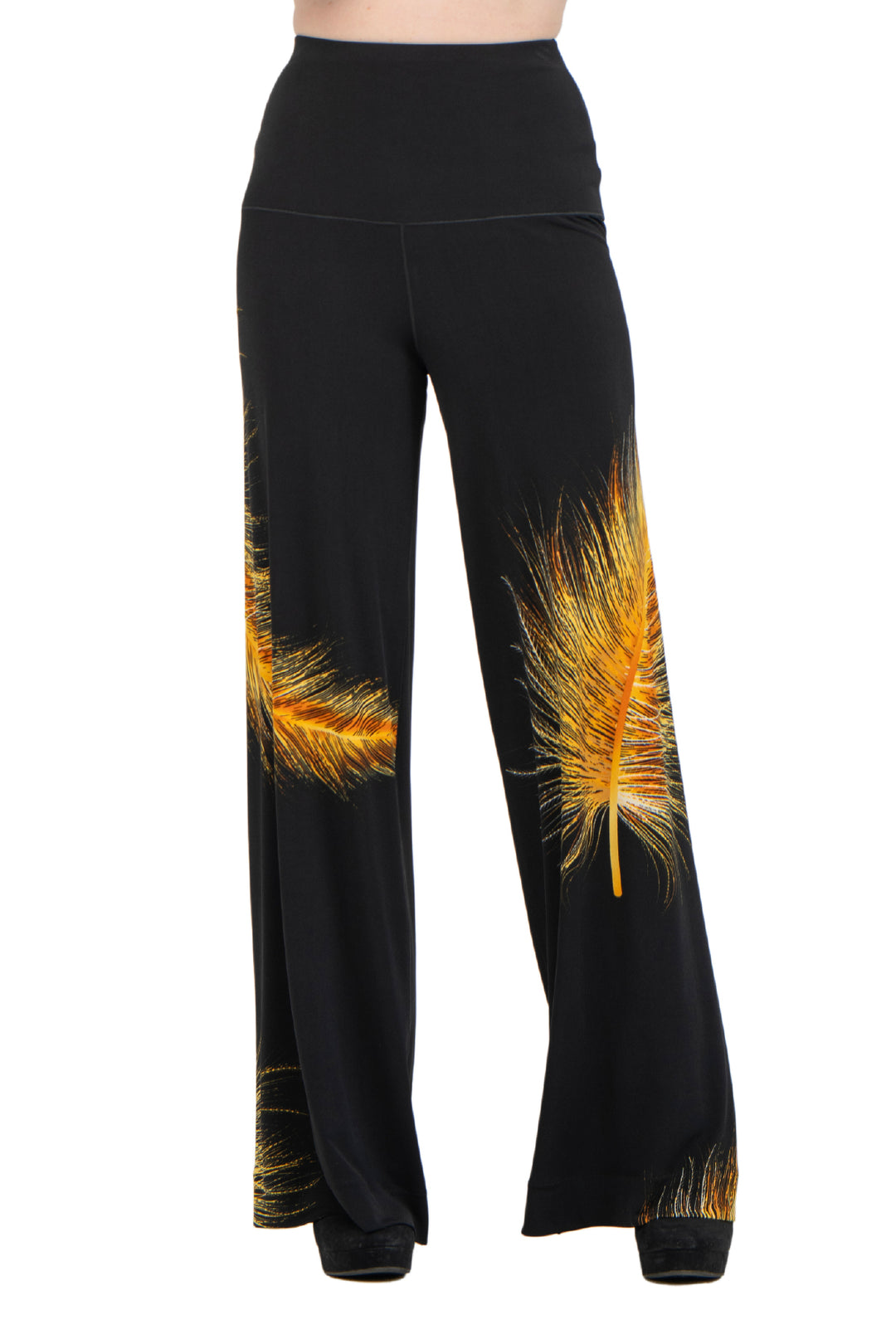 High Waist Single Layered High Fashion Pants