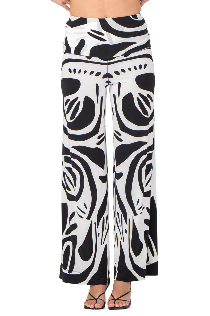 High Waist Single Layered High Fashion Pants