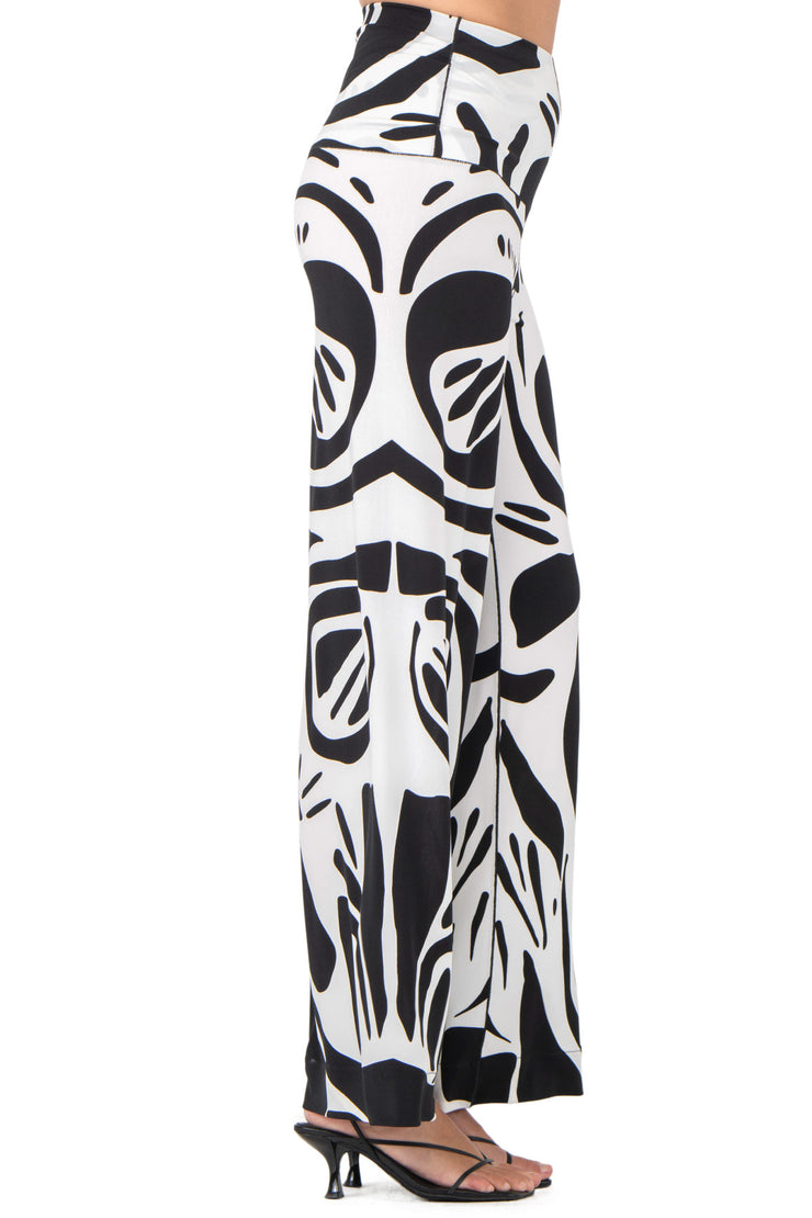 High Waist Single Layered High Fashion Pants