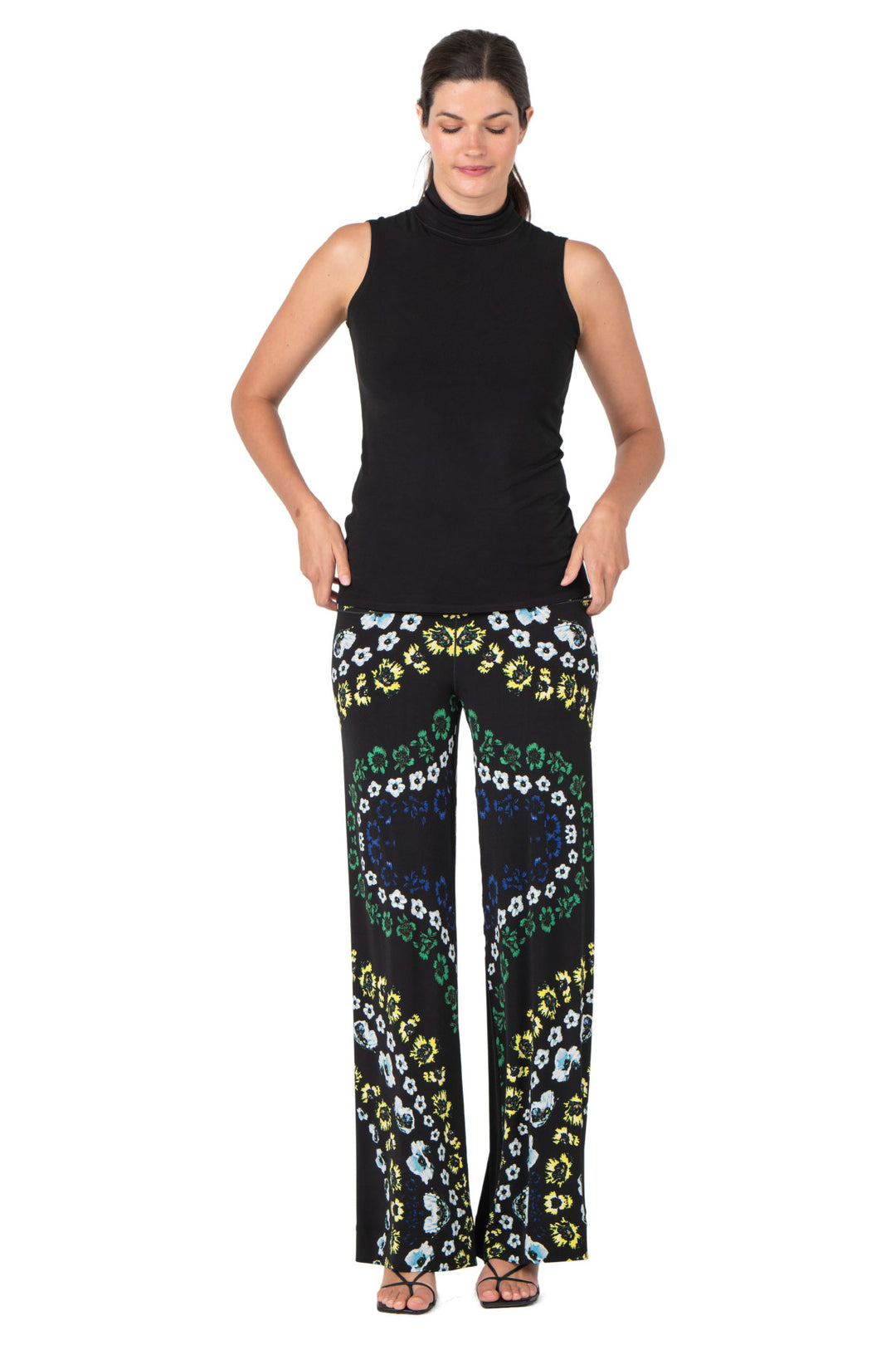 High Waist Single Layered High Fashion Pants