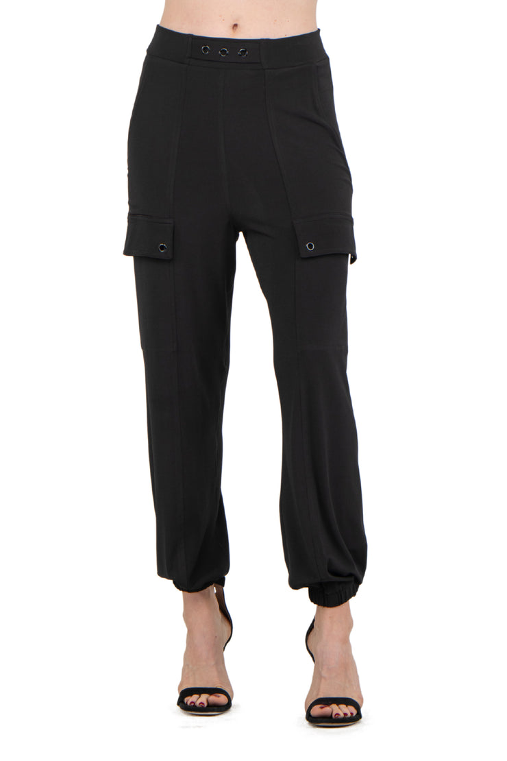 Side Pockets WB with Eyelets and String Pants