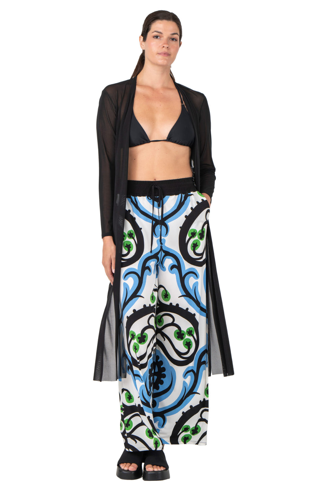 Drawstring Full Long Pants