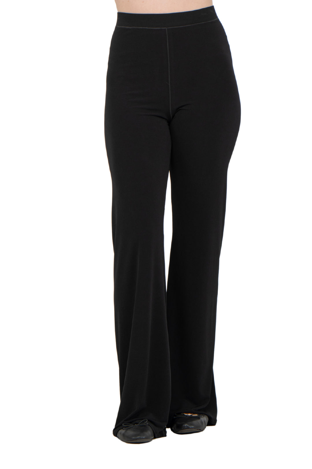 Bell Bottom Elastic Waist Pants