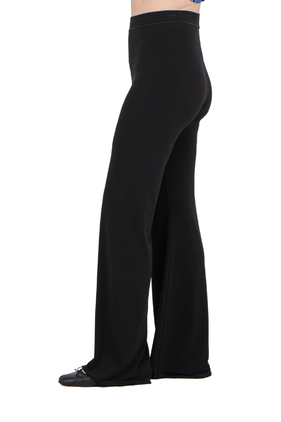 Bell Bottom Elastic Waist Pants
