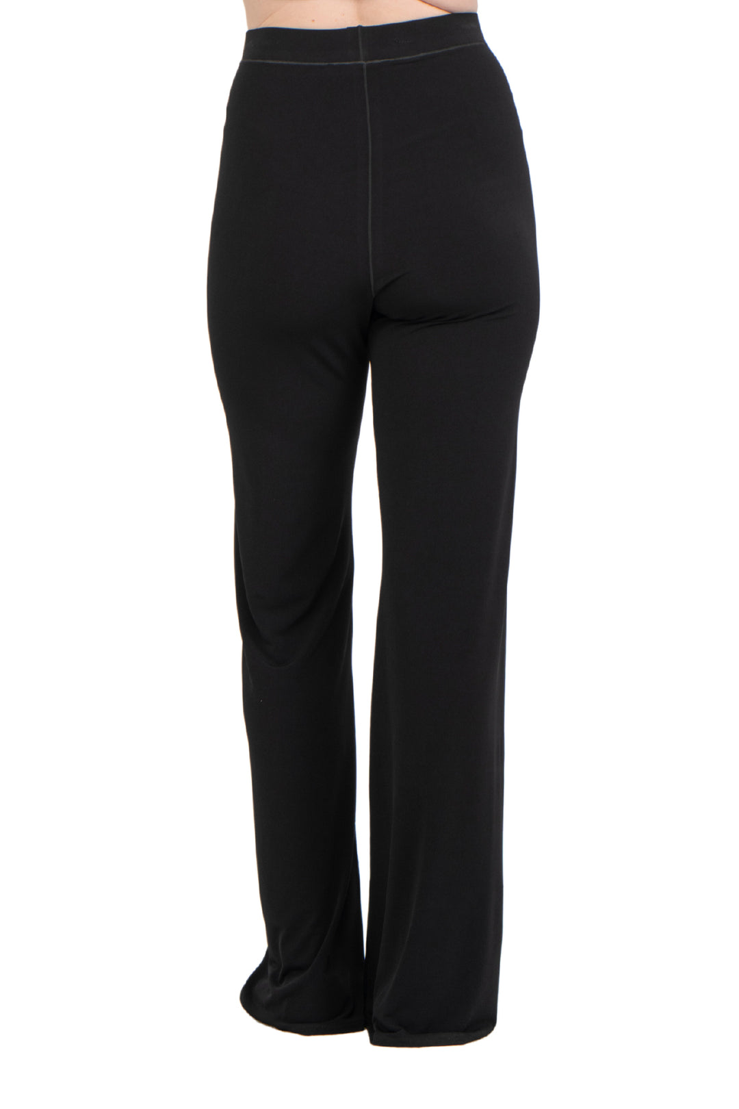 Bell Bottom Elastic Waist Pants