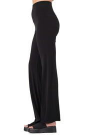 Bell Bottom Elastic Waist Pants