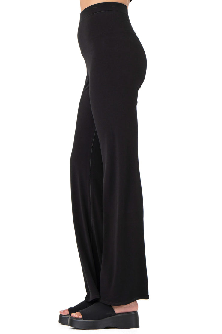 Bell Bottom Elastic Waist Pants