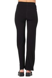 Bell Bottom Elastic Waist Pants