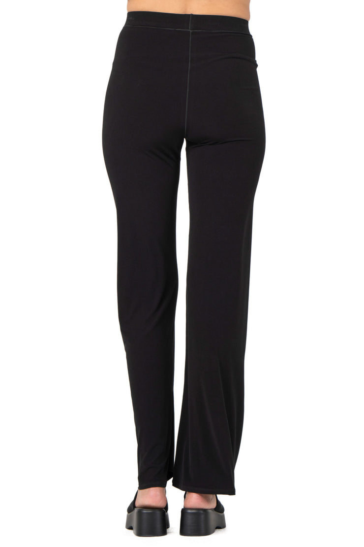Bell Bottom Elastic Waist Pants