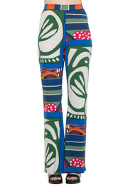 Bell Bottom Elastic Waist Pants