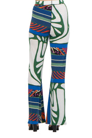 Bell Bottom Elastic Waist Pants