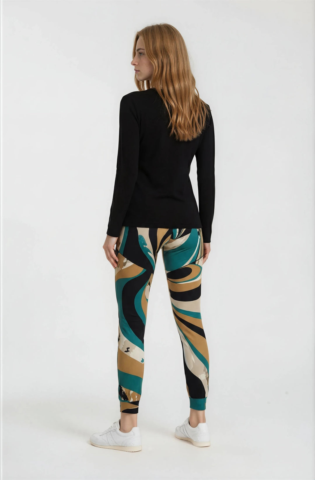 ACTIVE LINE DRAW STRING COLOR BLOCK/CUFF PANTS